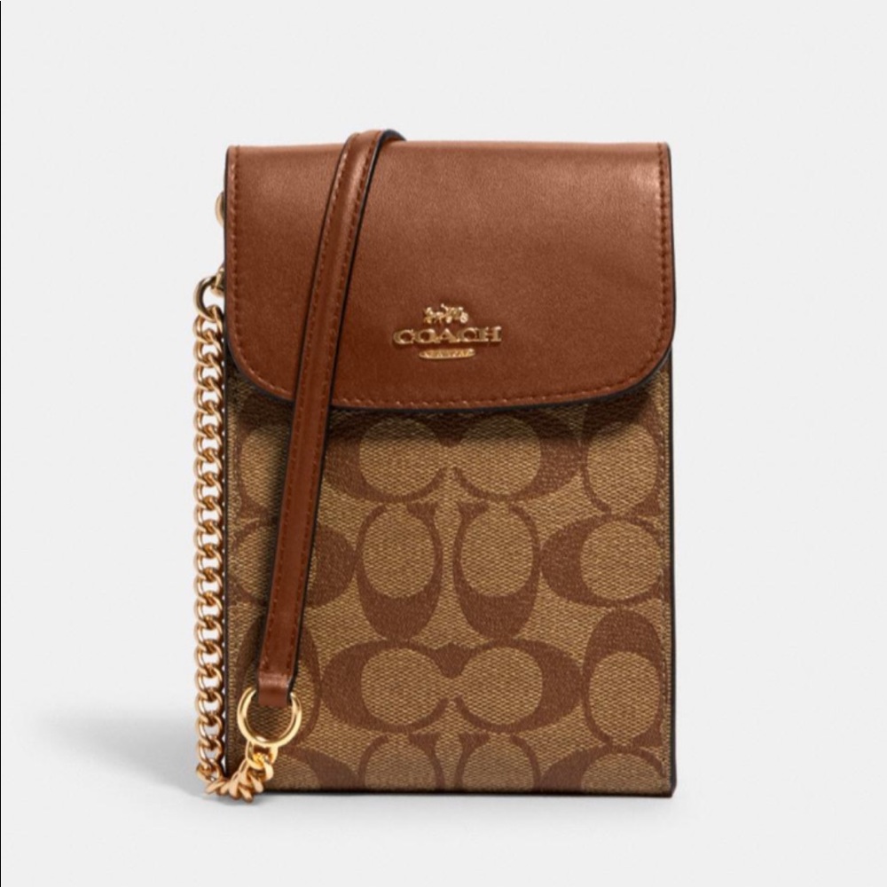 AUTHENTIC COACH Crossbody In Signature Canvas